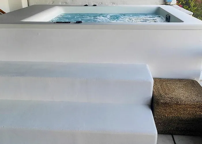 Island Magic - Seaview With Jacuzzi Pool Villa Ambelas